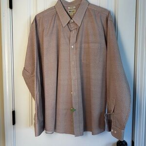 Haggar Patterned Fitted Shirt